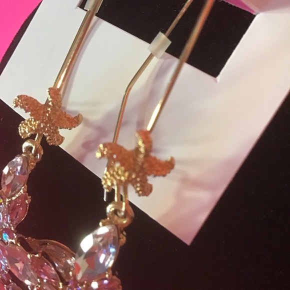 ⭐️NWT BETSEY JOHNSON STARFISH EARRINGS - Picture 7 of 11